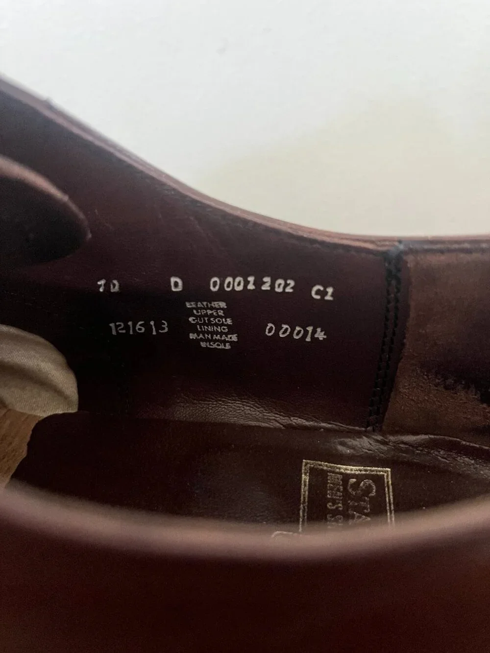 VTG Stacy Adams Men's 10D Brown Leather Oxford Lace Up Professional Work Dapper
